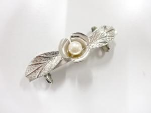 アンティーク　パール　帯留め